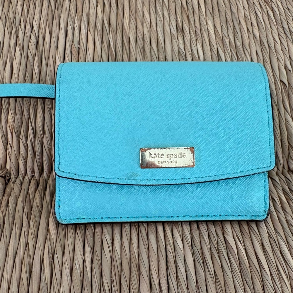 Kate Spade Turquoise Mini Wallet